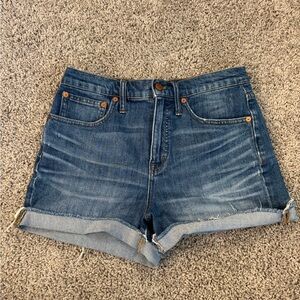 Madewell Classic Blue Jean Shorts Size 27